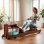 Rameur à Eau en Bois Massif Pliable - Clover Fitness
