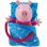 Peluche Peppa Pig Sleepover avec Lumière et Nana, Sac de Couchage et Poignée