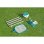 Bestway AquaClear Poolschutz-Set: Sauger, Skimmer, Chemguard-Dosierer mit Thermometer, 50 Streifen & 9 Flicken