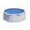 Piscina desmontable GRE Fidji Ø4,80 m Acero blanc, filtration sable 4 m³/h