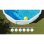 Piscina desmontable GRE Fidji Ø4,80 m Acero blanc, filtration sable 4 m³/h