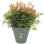 Vaso Elho Loft Urban Ø40 cm Plastica Riciclata Serbatoio Acqua Ruote Trasparenti
