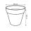 Vaso Elho Loft Urban 25 Plastica Riciclata Serbatoio Acqua