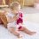 Peluche d'attachement Corolle Mon Doudou Miss Rose Grenadine 25 cm