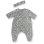 Pyjama-Set und Haarreif für Corolle BB36 Puppe 36 cm