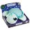Peluche Tartaruga Jemini Luminou 25 cm Fotoluminescente Blu