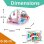 Alfombra Musical 4-en-1 Baby Einstein Kickin' Tunes Piano Magic Touch Para Bebés 0-36 Meses