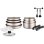 Set Batería Cocina Arthur Martin AM133CH 15 Piezas Aluminio Antiadherente