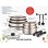 Set Batería Cocina Arthur Martin AM133CH 15 Piezas Aluminio Antiadherente