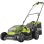 Tondeuse à gazon Ryobi 18V ONE+ sans balais 37 cm Mulching 2x4.0 Ah
