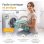 Couverture électrique Medisana Hb 417 réversible 120 W 9 niveaux 180 x 130 cm Vert
