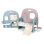 Asilo Pieghievole per Bambine Smoby Baby Care con 4 Zone e Accessori