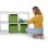 Tapis de jeu pliable Bright Starts Jungle Jubilee pour bébé avec 5 jouets et miroir