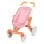 Carrinho para Bonecas Smoby Baby Nurse Pop 4 Rodas Mango Ergonómico 53 cm