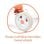 Carrinho para Bonecas Smoby Baby Nurse Pop 4 Rodas Mango Ergonómico 53 cm