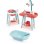 Kit de Jogo 3 em 1 Ecoiffier para Bonecas 32 cm com Cadeira Alta, Trocador e Banheira