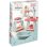 Kit de Jogo 3 em 1 Ecoiffier para Bonecas 32 cm com Cadeira Alta, Trocador e Banheira
