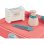 Kit de Jogo 3 em 1 Ecoiffier para Bonecas 32 cm com Cadeira Alta, Trocador e Banheira
