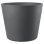 Vaso Deroma Origin 49 L Cinza Plástico Reciclado 48x40 cm