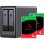 NAS UGREEN 54TB 8GB RAM 2 bahías 2,5GbE HDMI USB-C SD M.2 DXP2800