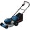 Cortacésped Bosch GRA18V2-46SP inalámbrico 46 cm 36V doble batería azul