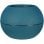 Blumenkasten Riviera Granit Boule blau 50 cm 18 l Doppelwand Granitoptik