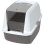 Cassetta igienica Catit Airsift Regular con tetto, porta fumata e filtro AirSift™ grigio