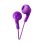 Auricolari JVC HA-F160-V-E con cavo, connessione 3,5 mm, per musica, viola