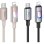 Kabel Hoco U144 USB-C Lightning 1,2 m LED 27 W PD Schwarz