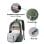 Mochila deportiva Waterfly FantasyStar 12L resistente al agua oliva