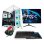 PC fisso Nitropc Pack Extremo Intel Core i5-14400F 32GB 1TB SSD RTX 5060 Windows 11 Bianco 24"