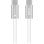 Câble USB-C Forcell 100W 1,2 m Charge Rapide Flexible Blanc