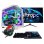 Desktop Nitropc Pack Avançado AMD Ryzen 7 5800X 32GB 1TB SSD RTX 5060 Ti Windows 11 Branco Monitor 24"