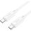 USB-C zu USB-C Kabel Hoco 60W 2m USB Power Delivery Weiß