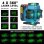 Laserwaage 4D 16 Linien Grün 360° Selbstnivellierend mit Stativ 1m und 2 Akkus Kompatibel Makita 18V