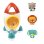Jeu de Bain Lexibook Cohète et 3 Animaux Flottants Multicolor