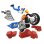 Bicicleta Acrobática Bandai Stuntman Stu Nitro Boost com Rampa e Figura