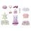 Figura Sylvanian Families Fashion Case Alicia Gatita Persa 350 Combinaciones