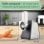 Grattugia elettrica ADE KA1802 200W con 4 inserti inox