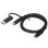 Câble Lenovo USB-C vers USB-C 2 m 10 Gbit/s avec adaptateur USB-A Noir