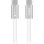 Câble USB-C Forcell Cafule Color 240W 1,2 m Tressage Textile Blanc