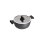 Kasserolle Inoxibar Absolut Black 28 cm Aluminium Antihaft Steinoptik