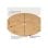 Juego De 2 Tablas Redondas Para Cortar Y Servir Pizza Fackelmann, Bambú Fsc, 32 Cm De Diámetro, 1,2 Cm De Grosor