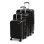 Valise PcCom Basics Set Rigide Extensible ABS 4 Roues Noir