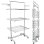 Tendedero Portentum Vertical Pliable 14 cm 5 Niveaux 58 Cintres 40 kg Acier Inox