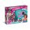 Palette de maquillage pour enfants Clementoni Crazy Chic Sirene en etui coeur irise avec miroir