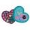 Palette de maquillage pour enfants Clementoni Crazy Chic Sirene en etui coeur irise avec miroir