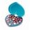 Palette de maquillage pour enfants Clementoni Crazy Chic Sirene en etui coeur irise avec miroir