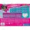 Palette de maquillage pour enfants Clementoni Crazy Chic Sirene en etui coeur irise avec miroir