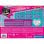 Palette de maquillage pour enfants Clementoni Crazy Chic Sirene en etui coeur irise avec miroir